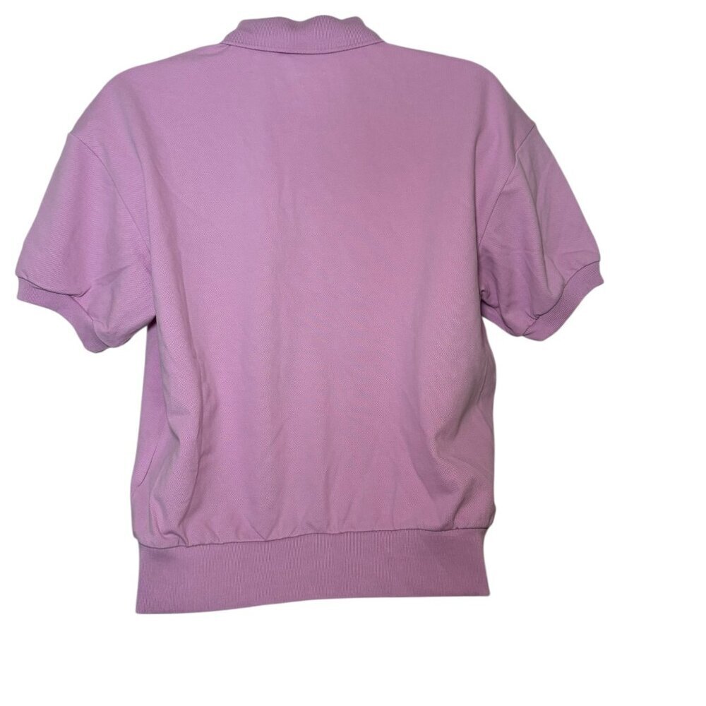 Everlane Organic Cotton Polo Shirt Lavender S Short Sleeve Stretch - Picture 2 of 7
